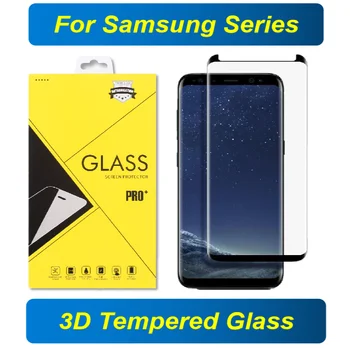 50Pcs/Veliko 3D Ukrivljen Film Za Samsung Galaxy S20 Plus Ultra S9 S10 Plus Opomba 9 10 Pro Primeru Prijazno Stekla Z embalažo Brezplačno DHL