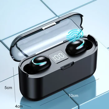 S1 TWS Brezžični Čepkov Nepremočljiva Bluetooth 5.0 Šport in-Ear Slušalke Z 2200mAh Primeru, da za ponovno Polnjenje
