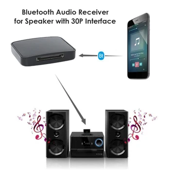 30Pin Bluetooth 5.0 Brezžični Sprejemnik Avdio 30 Pin Adapter A2DP Sprejemnik Za Bose Sounddock II 2 IX 10 Zvočnik Za Iphone Ipad