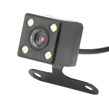 Avto Pogled od Zadaj Kamero, 4 LED Nočno Vizijo Obračalni Samodejno Parkiranje Zaslon CCD Nepremočljiva 170 Stopinj HD Video