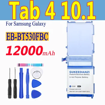 GUKEEDIANZI EB-BT530FBC 12000mAh Tablet Baterija Za Samsung GALAXY Tab 4 SM T530 T531 T535 Zamenjava za Polnjenje PC Baterije