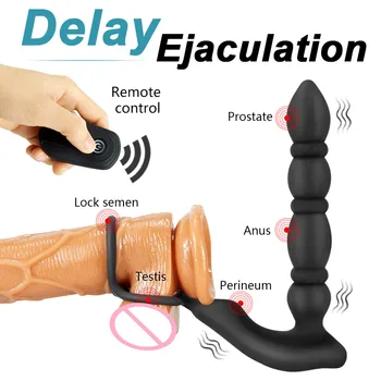 Analni Vibrator Butt Plug Klitoris Stimulator Spolnih Igrač Za Žensko z vibriranjem Analne Kroglice G-spot Vibrator Moški Masaža Prostate