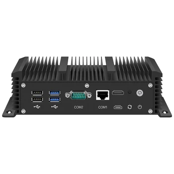 Brez ventilatorja Mini Pc Intel Core i5 8265U Celeron 6 LAN 211at Gigabit Ethernet 2*Usb 3.0, HDMI RS232 požarnega Zidu, Usmerjevalnika PFsense Minipc