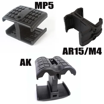 Najlon Posnetek AR15 AK MP5 M4 Puško, Pištolo Dvojno Revije Spojnik Povezavo Hitrosti Loader Airsoft Vzporedni Priključek MAG595 Opremo