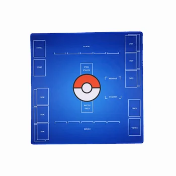 2 Igralca Pokemon Trener Playmat - 60 X 60 CM Spopad Pokemon karte Trading Card Game Play Mat Igrače