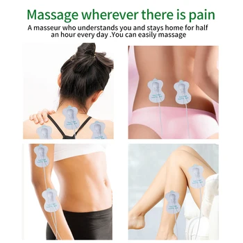 Dvojni Izhod Deset Akupunktura Električna Terapija Massager EMS Mišični Stimulator 8 Načini Meridian Fizioterapevtski Aparati Massager