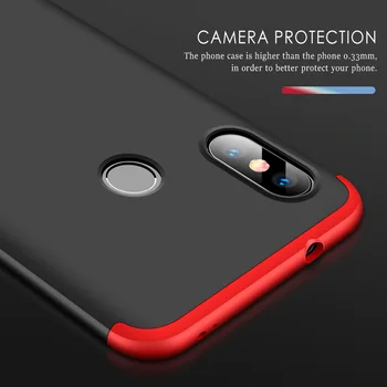 360 Stopnja Zaščite Primeru za Xiaomi Poco F2 Pro X3 NFC M3 A1 A2 lite Težko Mat Kritje velja za Redmi Opomba 9 9s 9C 8T 8 6 pro
