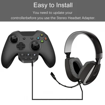 Stereo Slušalke Adapter za Enostavno Prevoz Lahke Slušalke Avdio Priključek za Slušalke Pretvornik Del za Xbox En Krmilnik