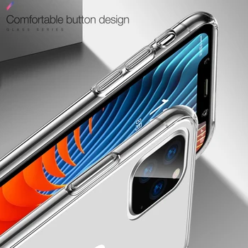 10 KOS Za iPhone 11 2019 Primeru Slim Jasno, Mehko TPU Zajemajo Podporo Brezžično Polnjenje za iPhone 11 Pro Max 5.8 6.1 v 6.5 X XR