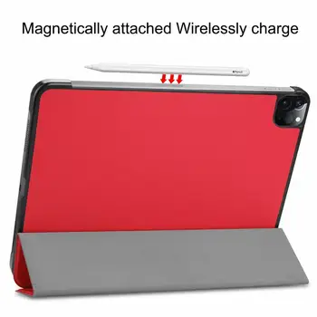 Magnetni Trifold Ohišje Za iPad Pro za 12,9 2020 4. Generacije Auto Sleep/Wake Kritje Funda