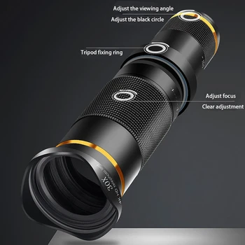 38X Telefoto Objektiv HD Oko Teleskop Telefona, Fotoaparata Leča za IPhone 11 Xs Max XR X 8 7 Plus Android Pametni Mobilni