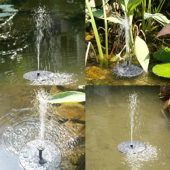 MeterMall Mini Sončne Plavajoče Vodnjak za Vrt, Bazen Ribnik Dekoracijo 210L/h Sončne Vodnjak Zalivanje, Črpalke