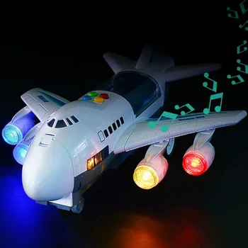 Glasba Zgodba Simulacije Skladbo Počasi, otroška Igrača Zrakoplova Shranjevanje Potniško Letalo Policija Požarno Reševanje Baby Boy Igrača Avto,Rdeča