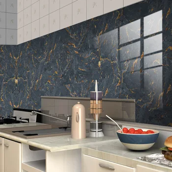 Kristalni kvader ozadje stenske nalepke serije Svetlobno razkošje Ozadje nepremočljiva Kuhinja, kopalnica, dekoracijo dekorativne nalepke