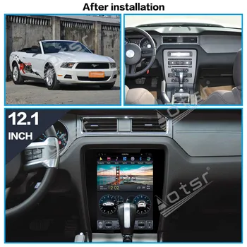Za Ford Mustang 2010-Android Radio magnetofon Avto Multimedijski Predvajalnik, Stereo PX6 Tesla GPS Navigacija AutoAudio Vodja Enote