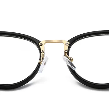 RBRARE Zlitine High-end Očal Okvir Ravno Ogledalo Retro Kovinski Velik Okvir Očal je Pregledna, Jasno, Moda Optična Očala