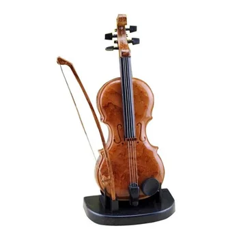 Ročno Narisane Violino Music Box Okraski Srčkan Mini Music Box Darilo Za Rojstni Dan Violino Malih Obrti Doma Dekoracijo