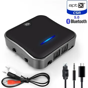 CSR8675 Bluetooth Oddajnik 5.0 APTX HD Adapter 3,5 mm/SPDIF/Digitalni Optični Toslink za Avto Zvočniki, Bluetooth Audio Sprejemnik