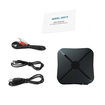 Bluetooth 4.2 Sprejemnik Oddajnik 2 v 1 Stereo Oddajnik Domov TV, MP3, PC Brezžični vmesnik Audio 3,5 MM AUX Za Avto Zvočniki
