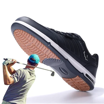 Kakovost Golf Čevlji za Moške Non-slip Nailless Kite Dnu Lahke, odporne na Obrabo Dihanje vsak Dan na Prostem, Športne Čevlje Velikih