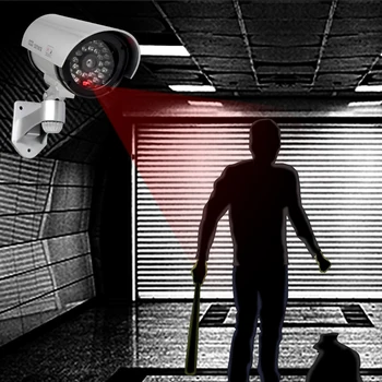 Lažne Kamere Dummy Nepremočljiva Varnosti CCTV nadzorna Kamera Z Led Svetlobo na Prostem, v Zaprtih prostorih Simulacije Fotoaparat