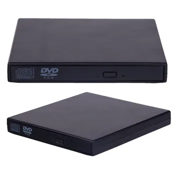 Zunanji Pogon DVD USB 2.0 CD-Jev Predvajalnik Prenosni Slim Zunanji CD DVD ROM Optični Pogon Za Prenosni računalnik MacBook Namizja Windows