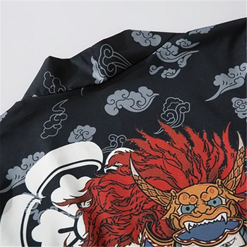 Bebovizi Japonski Slog Mačka Samurai Kimono Ulične Moški Ženske Jopico Japonska Harajuku Anime Haljo Anime Obleko 2020 Poletje