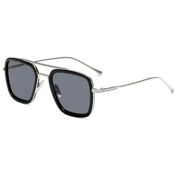 LongKeeper Vroče Prodaje Letnik Steampunk sončna Očala Moške blagovne Znamke Oblikovalec Retro Windproof Punk sončna Očala Vožnje Očala UV400