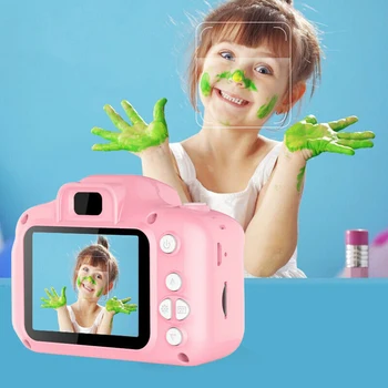 Otroci Mini Kamera 2,0-Palčni Zaslon ločljivosti 1080P Kamera Otrok Video Snemalnik Risanka Srčkan Digitalni Fotoaparat za Otroke Darilo za Rojstni dan