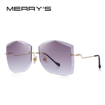 MERRYS DESIGN Ženske Klasičnih Rimless sončna Očala Gradient Objektiv UV Zaščito S6280