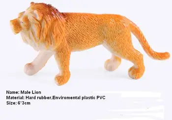 12pcs/set simulacije majhen živalski vrt svetu realistične gozd džungle mini plastični divje živali slika igrača nastavite lev, zebra, tiger darilo otrok