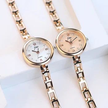 Nova blagovna znamka JW ženska Zapestnica ure Luksuzni Kristalno Obleko ure Ura Ženske'fashion Priložnostne Quartz Zapestne ure reloj mujer