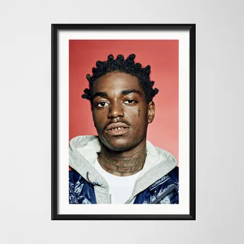 Kodak Black Hip Hop Rapper Glasbe Je Pevka Star Album, Poster Tiskanje Umetniško Platno Slikarstvo Stenske Slike Za Dnevni Sobi Doma Dekor