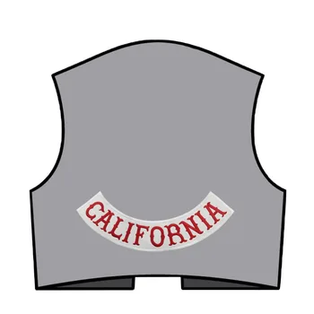 California Rocker Vezenega Obliži Rider Železa Na Zadnji Oblačila DIY Obliži Brezplačna dostava Okolju prijazen po meri