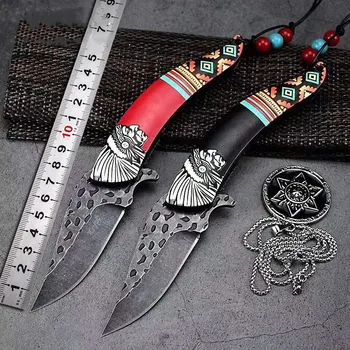 Visoka kakovost Folding Nož Akril+Jeklo Ročaj Kampiranje, Lov Žepni Nož 8Cr13 Jekla Prostem Preživetje Noži Priljubljene Darilo