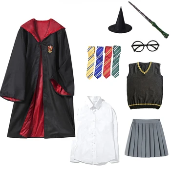 Otroci Odraslih Harris Cape Plašč Šolsko Uniformo, Cosplay Kostume, Obleke Čarobno Haljo Oblačila Fantje Dodatki D-45