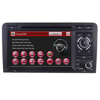2DIN Avto DVD GPS Za Audi A3 S3 2002-2011 Canbus Radio, GPS, Bluetooth 1080P 3G USB vhod Ipod Zemljevid