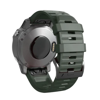 Fivstr 22 26 mm Silikonski Easyfit Watchband Trak za Garmin Fenix6X 6 6Pro Hitro Sprostitev Watch Zapestje Trak, Trak Za Fenix 6X