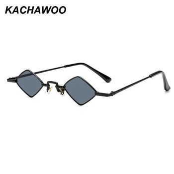 Kachawoo rhombus sončna očala majhne ženske črna rdeča vintage sončna očala zlato za moške retro barvi unisex očala uv400