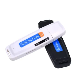 TISHRIC Mini Dictaphone USB Snemalnik Pero U-Disk Strokovno Flash Disk, Digital Audio Snemalnik Micro SD TF Kartico do 32 G