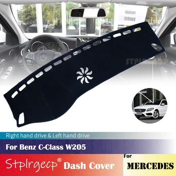 Za Mercedes Benz C-Razred W205 Anti-Slip nadzorna plošča Pokrov Zaščitni Ploščici Avto Dodatki Dežnik Preprogo C180 C200 C220 C250 C300