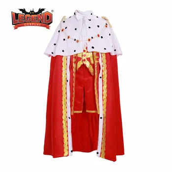 Glasbeni hamilton kralj George Washington cosplay kostum obleko kolonialne obleko Regal Kralj Kraljevsko Ogrinjalo Halloween Kostum
