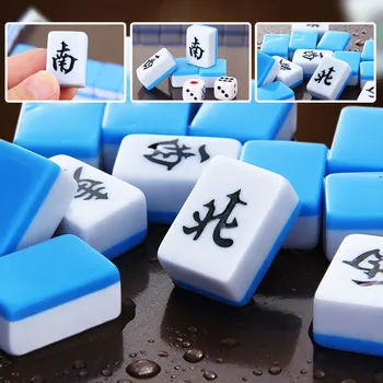 24 mm 144 Kos/set Mini Malo Mahjong Tradicionalni Kitajski Mahjong Igre Družino Igrača Kitajski Številke Exquisitely Vklesan Doma