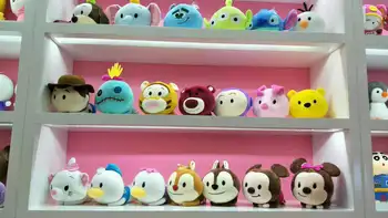 Resnično Disney Tsum mickey Plišastih Lutka igrača Mini 9 CM Cartoon Živali Peluche Anime Brinquedos Par Bebe Oyuncak Igrača za otroke darilo