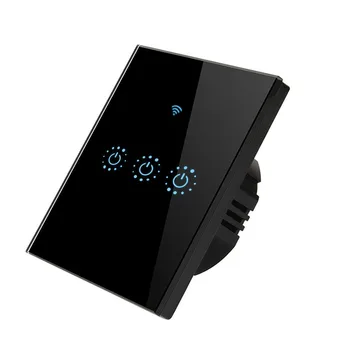 Wi-fi povezava mobilni telefon APP remote control Smart touch stikalo eno linijo nadzor Evropski standard stikala za luč