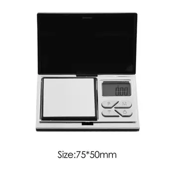 100 g/0.01 g Natančnost Digitalni LCD Obsega Nakit Lestvice Kuhinja Hrane Merjenje Orodje Mini Elektronskih Žep Težo Obsega