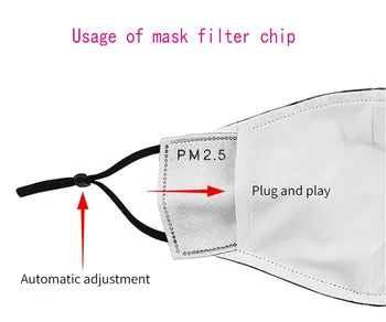 Otroci Risanka Pošast Mascaras Pm2.5ke Izpere Prah-dokazilo Tkanine Masko Fant / Dekle Večkratno uporabo Usta Masko Monster Nalepke Igrače