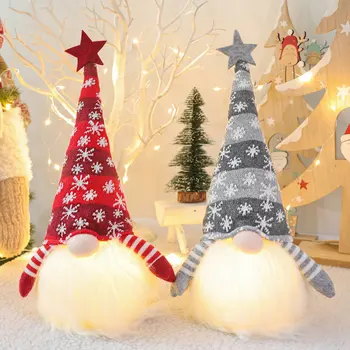 Božični Okraski, Žareče Plišastih Lutka Okraski Otroke Darila Brezosebna Rudolph Lutka Dekoracijo Božič