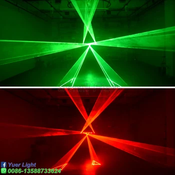 Najnovejši DMX512 RGB 12W 6 Objektiv Lasersko Svetlobo Fazi Laserski Projektor Stranka Svetlobe Razsvetljavo Za DJ Disco Božična Poroka Banket