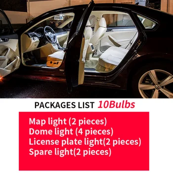 10x Canbus Napak LED Notranja Luč Kit Paket za 1998-2006 Chevy Chevrolet Tahoe pribor Zemljevid Dome Trunk Licenco